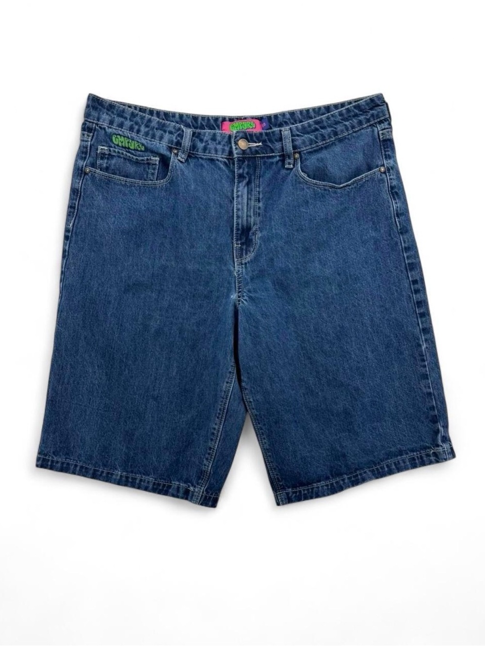 Women’s Empyre Sydney Loose Fit Denim Skate Jorts Shorts 100% Cotton Size 12
